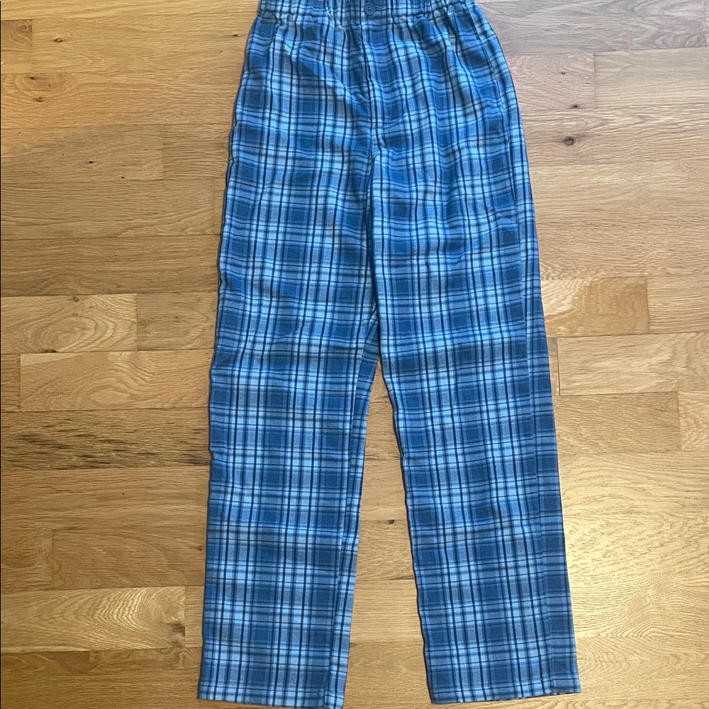 Brandy Melville Blue Checkered Pants